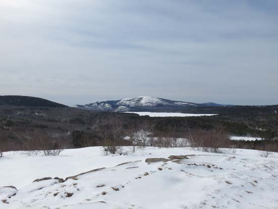 Looking at Sargent Mountain from near the summit of Great Hill - Click to enlarge