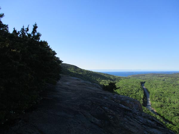 Looking south from the Huguenot Head cliffs - Click to enlarge