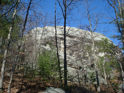 Looking at Jockey Cap from the Jockey Cap Trail