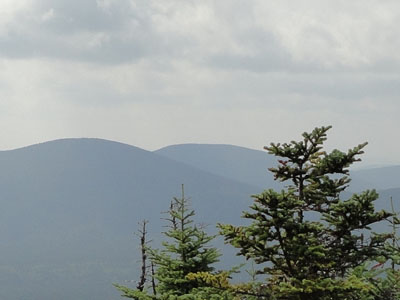 Kennebago Divide as seen behind White Cap Mountain from Boundary Peak