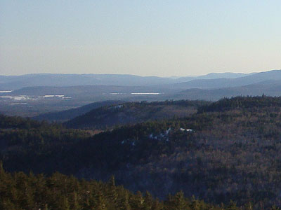 Lord Hill as seen behind Harndon Hill, from Adams Mountain