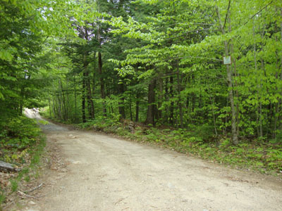 The Conant Trail trailhead, just off Deer Hill Road