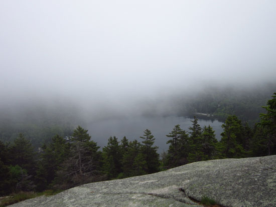 Looking at Long Pond from the upper Perpendicular Trail viewpoint - Click to enlarge