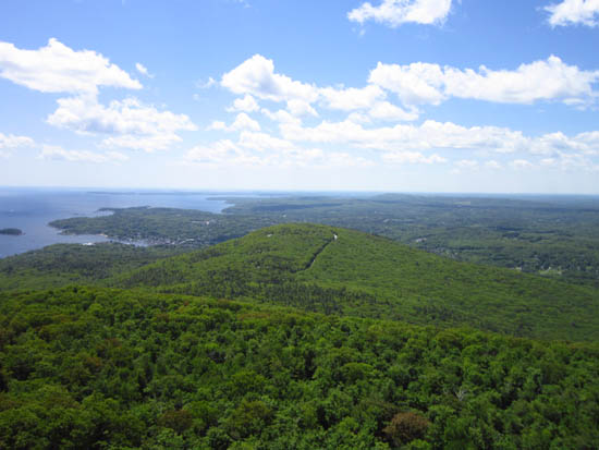Mt. Battie as seen from Mt. Megunticook
