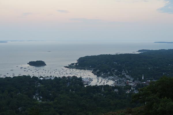 Looking at Camden from Mt. Battie - Click to enlarge