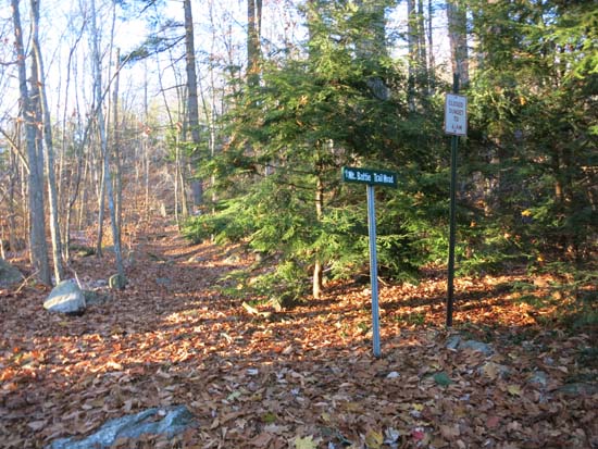 The Mt. Battie Trail trailhead