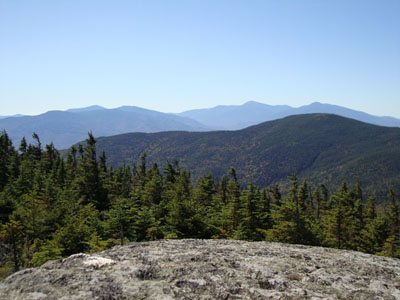 Looking at the Carters and Presidentials from near the summit of Mt. Carlo - Click to enlarge
