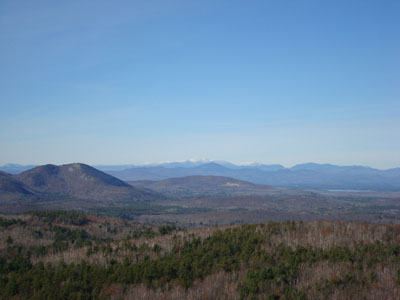 Looking northwest at Mt. Washington from near the Mt. Cutler summit - Click to enlarge