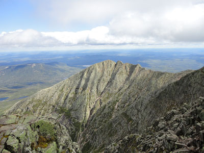 Looking at the Knife Edge from Baxter Peak - Click to enlarge