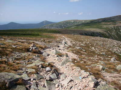 The Saddle Trail between Hamlin Peak and Baxter Peak