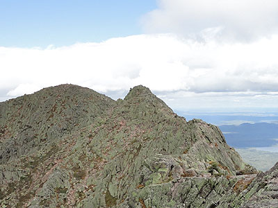 Chimney Peak as seen from the Knife Edge