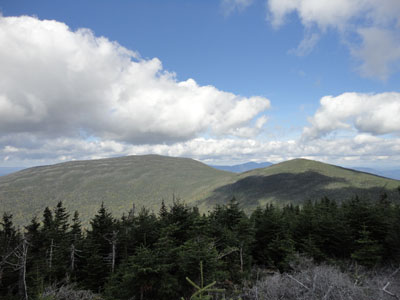 Looking at the Crockers and Bigelows from the Mt. Redington viewpoint - Click to enlarge