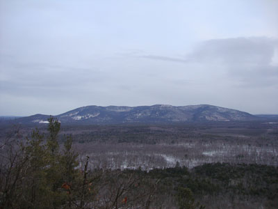 Pleasant Mountain as seen from Mt. Tom - Click to enlarge