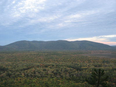 Pleasant Mountain as seen from near the summit Mt. Tom - Click to enlarge