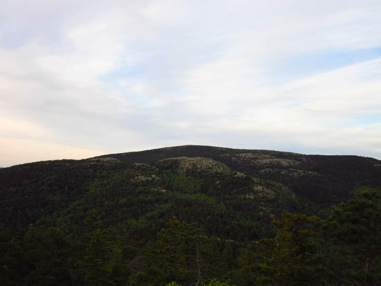 Looking at Sargent Mountain from Norumbega Mountain - Click to enlarge