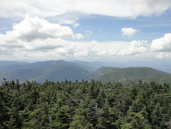 Looking at Mahoosuc Notch from the Old Speck observation tower - Click to enlarge