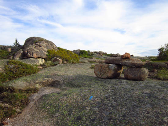 Approaching the summit of Parkman Mountain