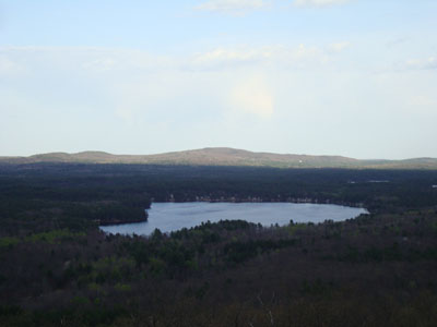 Looking southeast from Picket Mountain at Silver Lake - Click to enlarge