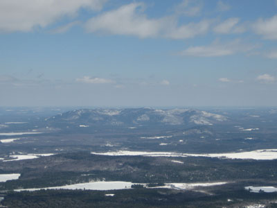 Pleasant Mountain as seen from Kearsarge North Mountain