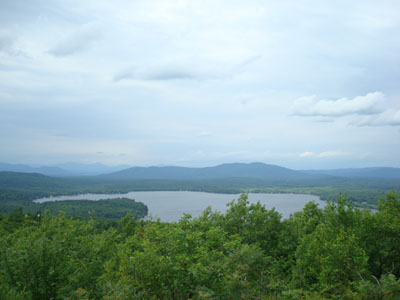 Looking across Province Lake at Green Mountain from the Province Mountain summit - Click to enlarge