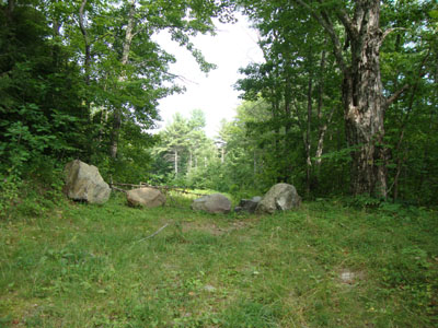 The beginning of the logging road off Maplecrest Road
