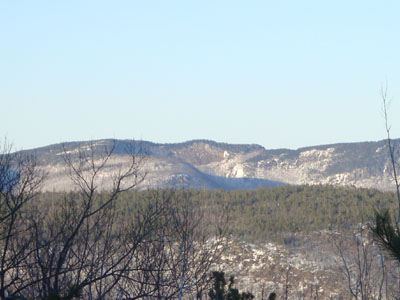 Red Rock Mountain as seen from Adams Mountain