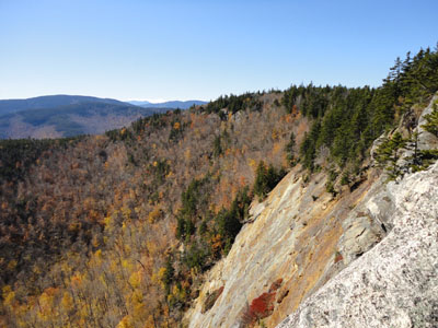 Looking west from the ledges east of the summit of Red Rock Mountain - Click to enlarge