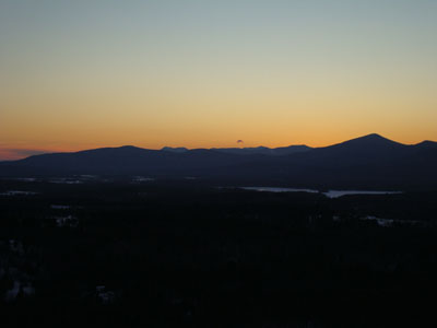 The sunset as seen from the ledges near the fire tower footings - Click to enlarge