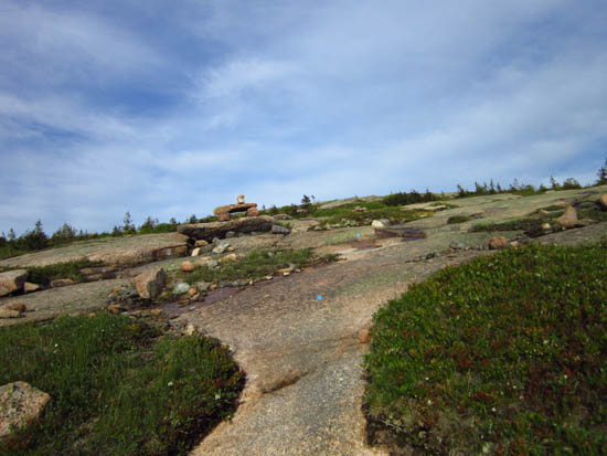 The upper Grandgent Trail on the way up Sargent Mountain