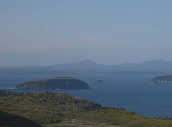 Schoodic Mountain as seen from The Beehive