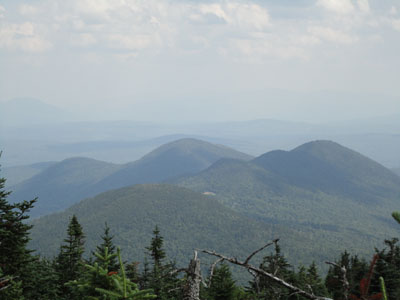 Round Pond Mountain as seen from the Snow Mountain viewpoint - Click to enlarge