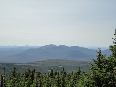 The Saddlebacks as seen from Spaulding Mountain - Click to enlarge