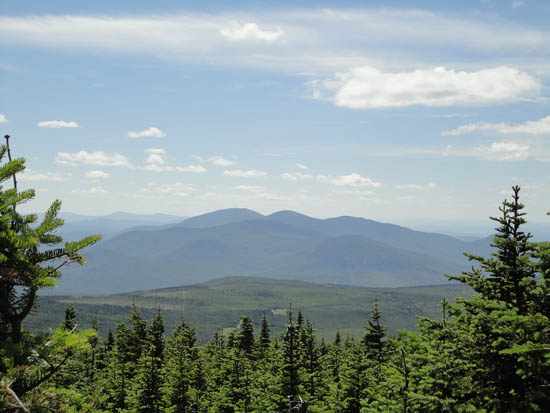The Saddlebacks as seen from Spaulding Mountain - Click to enlarge