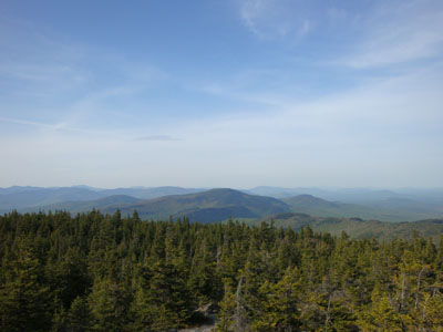 Looking at Caribou Mountain from Speckled Mountain - Click to enlarge