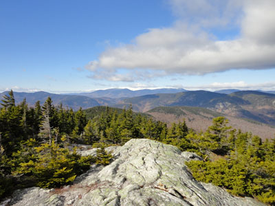 The Presidentials as seen from Speckled Mountain - Click to enlarge