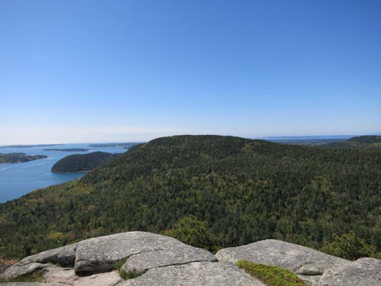 St. Sauveur Mountain as seen from Acadia Mountain