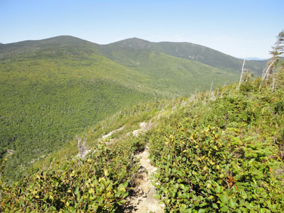 Looking down the Appalchian Trail (the Crockers in the distance) on the way to Sugarloaf Mountain