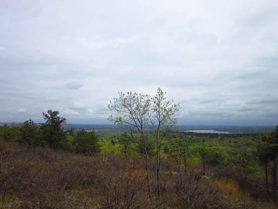 Looking southeast from ledges off Chickatawbut Hill - Click to enlarge