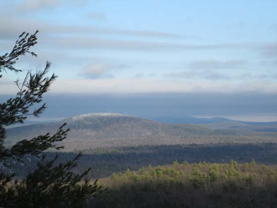 Looking northeast at Mt. Grace and Mt. Monadnock from Crag Mountain - Click to enlarge