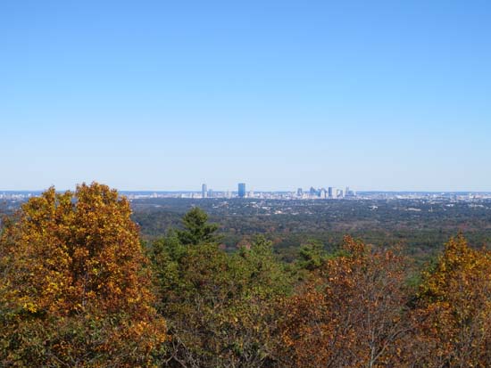 Boston as seen from the Great Blue Hill observation tower - Click to enlarge