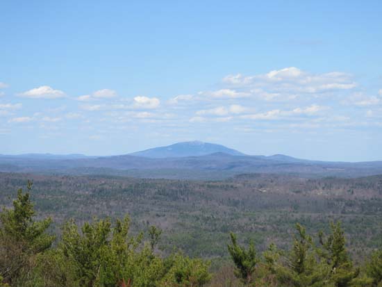 Looking northeast at Mt. Monadnock from the Mt. Grace firetower - Click to enlarge