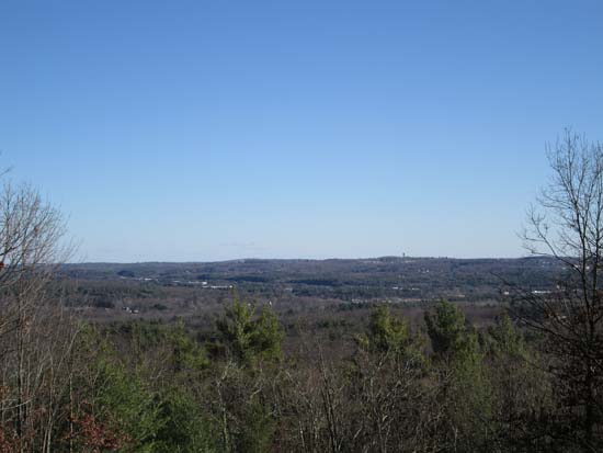 Looking east from the North Overlook, about a quarter mile north of the highpoint of Mt. Pisgah - Click to enlarge