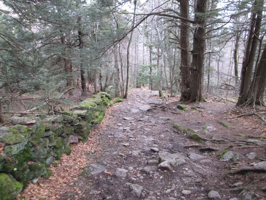 The Wapack Trail between the peaks