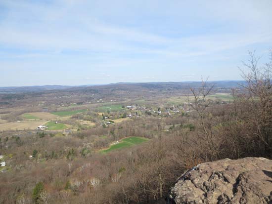 Looking at Deerfield from the Pocumtuck Rock - Click to enlarge