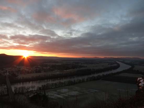 The sunrise from South Sugarloaf - Click to enlarge