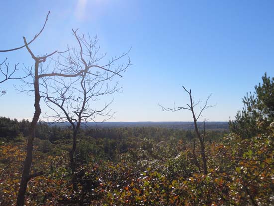 Looking southeast from near the summit of Tucker Hill - Click to enlarge