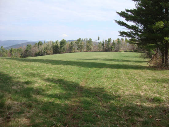 Looking down the path to Acorn Hill