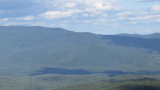 Ames Mountain (front right) as seen from Mt. Cube