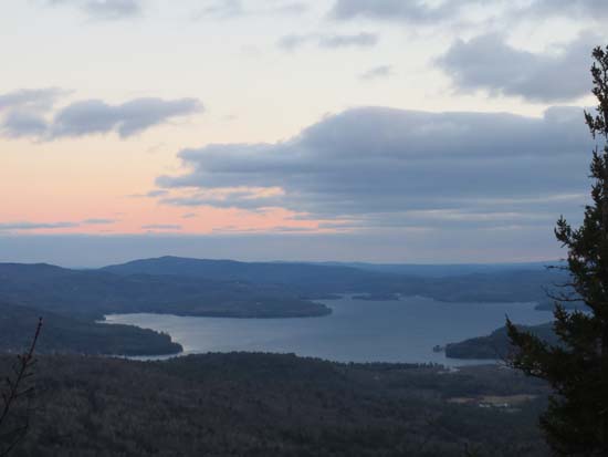 Newfound Lake as seen from Bald Knob - Click to enlarge