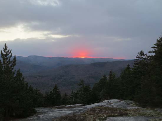 The sunset from Bald Knob - Click to enlarge